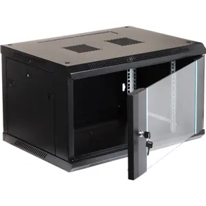 Armário bastidor (Rack) 19'' de parede 6U 600×450×370mm