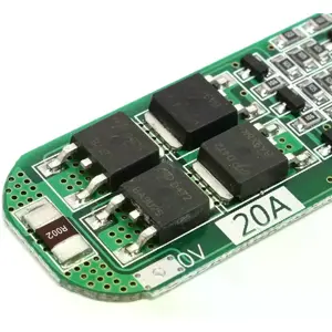 Placa BMS com Balanceamento para 3 Baterias Li-Ion 18650 (3S) 12.6VDC 20A