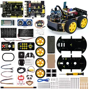 Kit de Robot 4WD com Bluetooth, IR, Display LED 8×16 e Sensores
