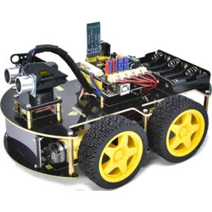 Kit de Robot 4WD com Bluetooth, IR, Display LED 8×16 e Sensores