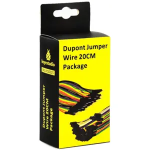 Conjunto de 120 cabos de ligação Jumper Dupont (M-M, M-F e F-F) - 200mm