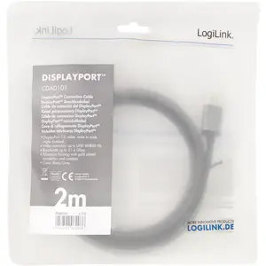 Cabo DisplayPort 1.2 (4K/60Hz) macho - macho - 2m