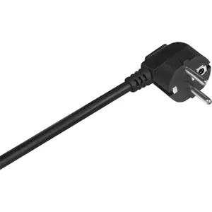 Bloco de tomadas de encastrar Pop-Up (Ø100mm) 3x Schuko - cabo de 1.8m - Prateado/Preto