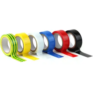 Conjunto 6 cintas aisladoras PVC (varios colores) 15mm x 5m