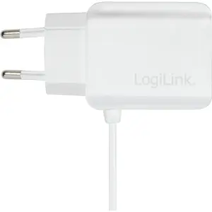 Carregador 2x USB-A + cabo micro-USB fixo (100–240VAC -> 5VDC 2.1A) - 1.0m Branco