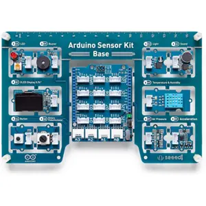 Kit de iniciação de sensores Arduino Base (via Shield) 10 sensores