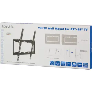 Suporte de parede inclinável para TV de 32'' a 55'' (81 a 140 cm)