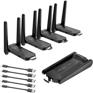 Kit de transmissão wireless HDMI 1080p (1x TX + 4x RX) até 50m
