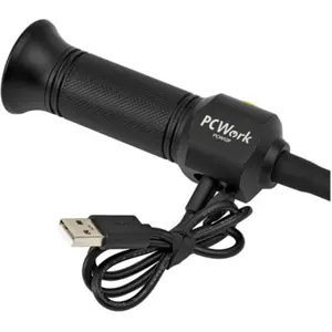 Lanterna LED XML de trabalho com braço flexível 400lm - recarregável (2000mAh) - IPX4