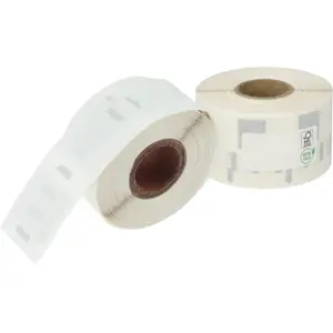 Pack 2 Rolos de 260 etiquetas térmicas adesivas LabelWriter - Transparentes - 36x89mm