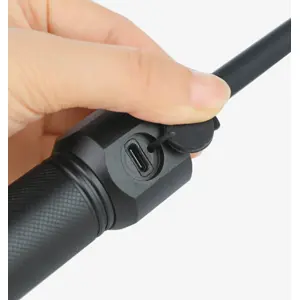 Lanterna LED XML de trabalho com braço flexível 400lm - recarregável (2000mAh) - IPX4