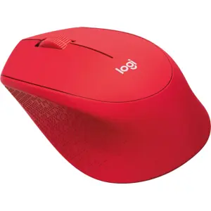 Rato óptico silencioso 1000DPI sem fio Wireless (USB) com Scroll - vermelho