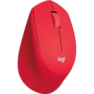 Rato óptico silencioso 1000DPI sem fio Wireless (USB) com Scroll - vermelho