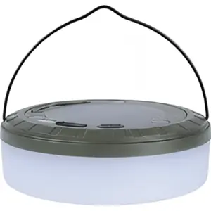 Lanterna solar LED de campismo 3W 150lm c/ grinalda 10m - recarregável via USB-C