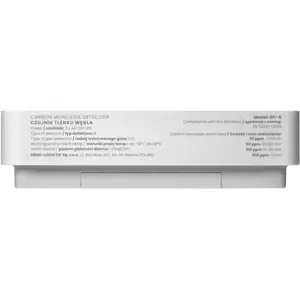 Detetor autónomo de Monóxido de Carbono (CO) + Temperatura e Humidade c/ ecrã LCD – (2x AA)