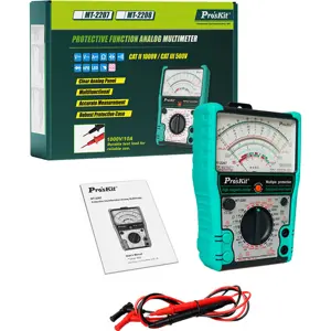 Multímetro analógico (1000Vac/dc 10Adc 20MΩ Cap. hFE)