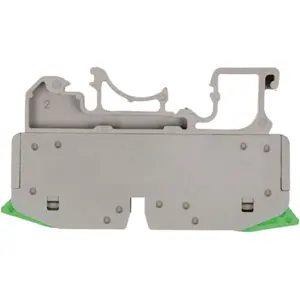 Borne de ligação rápida para calha DIN 1 via (5.0...6.0mm²) - Verde