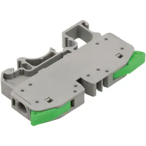 Borne de ligação rápida para calha DIN 1 via (5.0...6.0mm²) - Verde