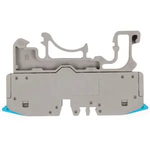 Borne de ligação rápida para calha DIN 1 via (0.2...4.0mm²) - Azul