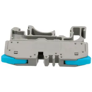 Borne de ligação rápida para calha DIN 1 via (0.2...4.0mm²) - Azul