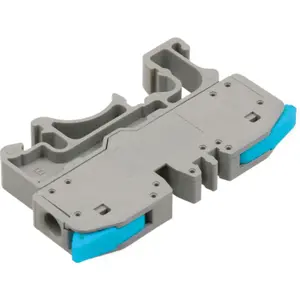 Borne de ligação rápida para calha DIN 1 via (0.2...4.0mm²) - Azul