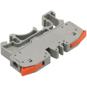 Borne de ligação rápida para calha DIN 1 via (0.2...4.0mm²) - Laranja