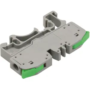 Borne de ligação rápida para calha DIN 1 via (0.2...4.0mm²) - Verde