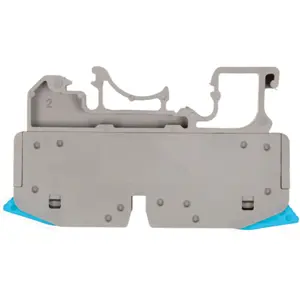 Borne de ligação rápida para calha DIN 1 via (0.5...6.0mm²) - Azul