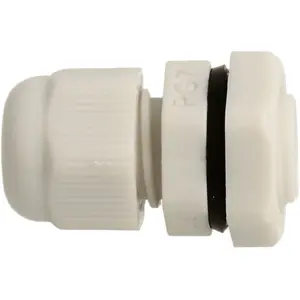 Bucim cinza PG07 para cabos Ø3.5...6mm IP68 c/ porca