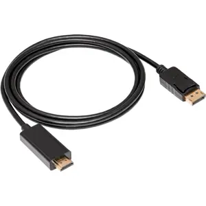 Cabo adaptador DisplayPort (DP) ➝ HDMI 2.0 macho (tipo A) (4K/60Hz) - 1.8m