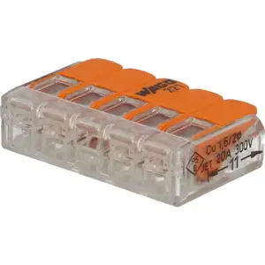 Ligador Rápido 5 ligações (0.2...4mm²) c/ patilhas