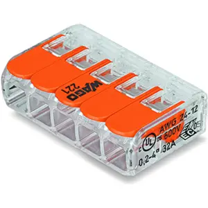 Ligador Rápido 5 ligações (0.2...4mm²) c/ patilhas