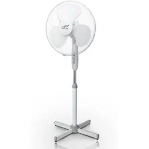 Ventoinha de Pé alto Ø41cm 50W 3 Modos c/ comando remoto - Branco