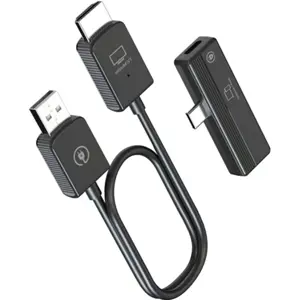 Extensor de vídeo Wireless (5GHz) de USB-C DP-Alt para HDMI 1080p - até 50m - c/ Power Input