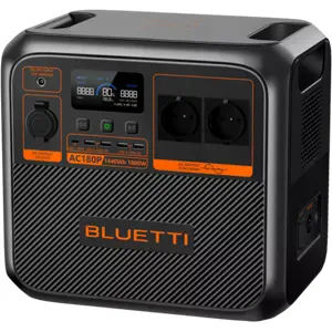 Power Station 1800W 1440Wh c/ UPS, Carregamento Solar 500W e App Bluetooth
