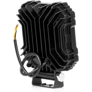 Projetor LED de trabalho 9-36Vdc 48W 3600lm 6500K (branco frio) + Luz amarela - 110x110mm