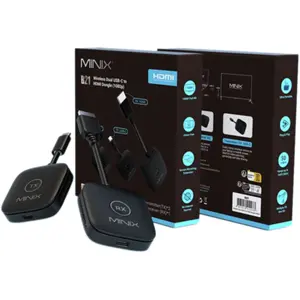 Extensor de vídeo Wireless 2-para-1 de USB-C DP-Alt para HDMI 1080p - até 50m