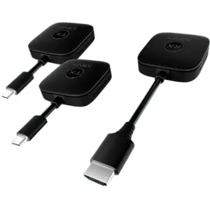 Extensor de vídeo Wireless 2-para-1 de USB-C DP-Alt para HDMI 1080p - até 50m