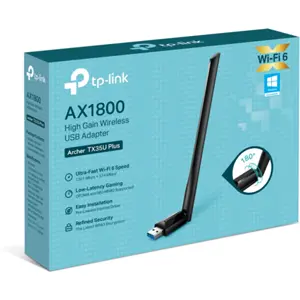 Adaptador USB Wi-Fi 6 Dual band AX1800 (1201+574Mbps)