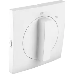 Centro para interruptor rotativo (ON/OFF) - LOGUS90 Standard - Branco