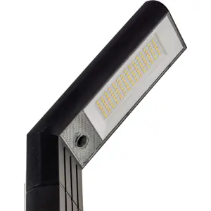 Poste Solar LED crepuscular p/ Jardim - 3000K 150lm