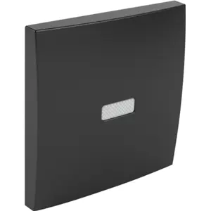 Tecla para luminosos – LOGUS90 Aquarella - Preto Mate