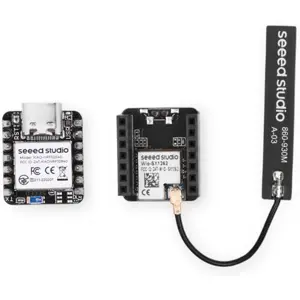 Kit microcontrolador XIAO nRF52840 e placa Wio-SX1262 para Meshtastic c/ BT 5.0