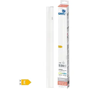 Luminária LED tipo T5 250V 4W 4000K / 6000K 470lm - 300mm