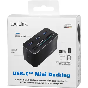 Docking Station 8-em-1 USB 3.2 (HUB 3xUSB / SD / microSD / M2 / MS / CF)