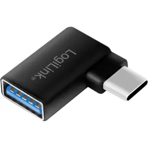 Adaptador USB 3.2 Gen1 - USB-A hembra «» USB-C OTG macho - 90°