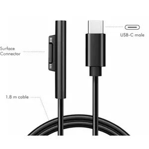 Cabo USB-C 3.2 PD «» MS Surface (15V/4A) - 1,8 m