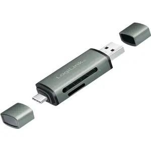 Leitor de cartões de memória SD/microSD - USB 3.2 Gen1 (USB-A / USB-C OTG)