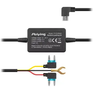 Kit de alimentação continua de 3 fios p/ Dashcams USB-C