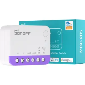 Interruptor Inteligente Wi-Fi p/ controlo de estores c/ Matter